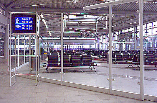 Terminal, Leipzig/Halle Airport, Schkeuditz, Germany