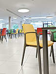 YARA FRAME CHAIR 4LA UPH, PINTA MEETING TABLE SQ/RC, WZC Rustenhove, Ledegem, Belgium