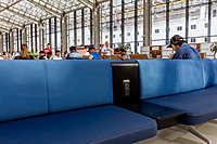 Terminal soft seating, Abu Dhabi Cruise Terminal, United Arab Emirates