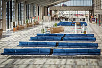 Terminal soft seating, Abu Dhabi Cruise Terminal, United Arab Emirates