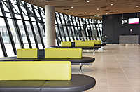 Terminal soft seating, Lyon-Saint-Exupry Airport, France