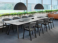 CREVA MEETING TABLE RCG, NJORD ARMCHAIR 4L LGW FL, Infocenter Hallenberg