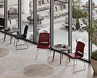 VCARE FRAME CHAIR CFS, SAN SIRO TABLE LWM PES