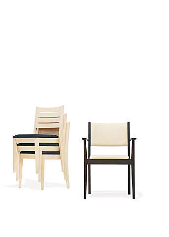 LUCA FRAME CHAIR 4L W / UPH, LUCA FRAME CHAIR 4LA UPH